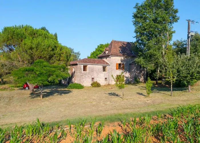 L Oustal De La Riviere - 4km De Saint Cirq Lapopie 度假居